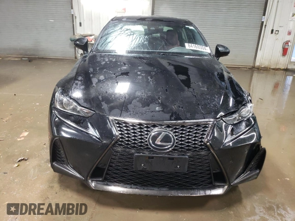 2020 Lexus IS 300 F Sport with VIN JTHG81F25L5043275, listed as a Copart auction lot 84169304 with 75,642 mi miles and Salvage title. Bid and sale history available at DreamBid. Image 5.