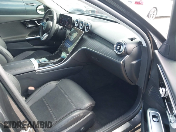 2023 Mercedes-Benz C 300 with VIN W1KAF4GB0PR115775, listed as a IAAI auction lot 41591564 with 22,332 mi miles and . Bid and sale history available at DreamBid. Image 5.