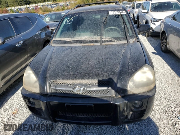2006 Hyundai Tucson GLS with VIN KM8JN12D36U291618, listed as a Copart auction lot 76259744 with 0 mi miles and Clean Title. Bid and sale history available at carsss.com. Image 5.