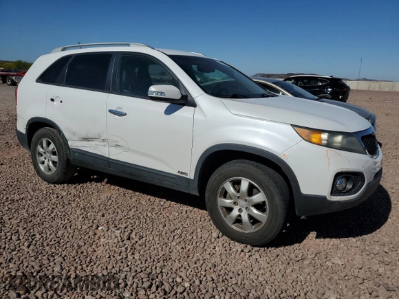 2011 Kia Sorento LX with VIN 5XYKTDA19BG120116, listed as a Copart auction lot 54369425 with 134,791 mi miles and Salvage Title. Bid and sale history available at DreamBid. Image 4.