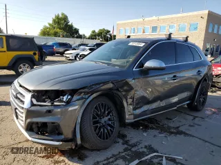 2018 Audi SQ5 Premium Plus with VIN WA1A4AFY3J2144217, listed as a Copart auction lot 70313064 with 63,295 mi miles and Salvage Title. Bid and sale history available at DreamBid. Image 1.