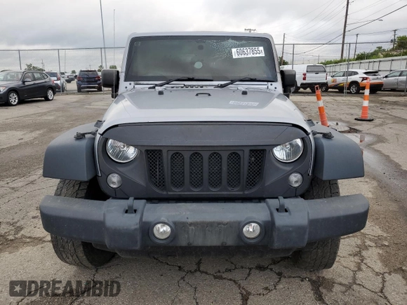 2016 Jeep Wrangler Unlimited Sport RHD with VIN 1C4BJWKG8GL122066, listed as a Copart auction lot 60637855 with Not provided miles and Salvage title. Bid and sale history available at DreamBid. Image 5.