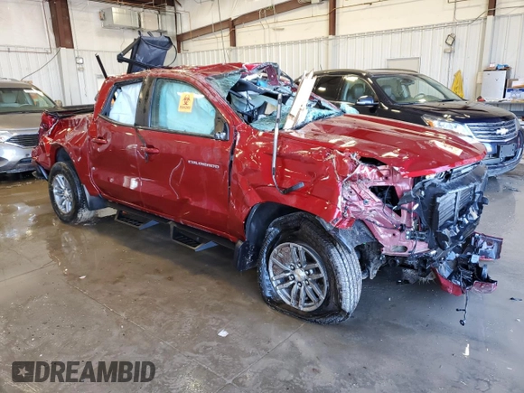 2023 Chevrolet Colorado 4WD LT z VIN 1GCPTCEK1P1198948, wystawiony jako Copart lot #49230845 z przebiegiem Nie podano mil oraz Nie do naprawy. Historia ofert i sprzedaży dostępna na DreamBid. Obrazek 4.