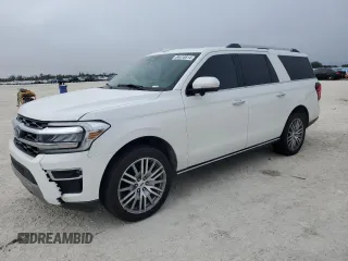 2022 Ford Expedition Max Limited z VIN 1FMJK1KT4NEA62146, wystawiony jako Copart lot #86418814 z przebiegiem 38 427 mil mil oraz Szkoda całkowita • Salvage title. Historia ofert i sprzedaży dostępna na DreamBid. Obrazek 1.