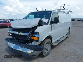 2021 Chevrolet Express Cargo with VIN 1GCWGAFP5M1258210, listed as a IAAI auction lot 42378121 with 50,438 mi miles and . Bid and sale history available at DreamBid. Image 17.