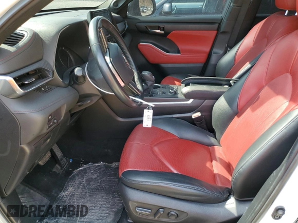 2021 Toyota Highlander XSE with VIN 5TDJZRBHXMS088799, listed as a Copart auction lot 53942365 with 25,172 mi miles and Non repairable. Bid and sale history available at DreamBid. Image 7.