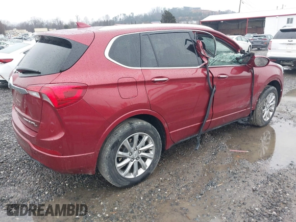 2020 Buick Envision Essence with VIN LRBFX2SA1LD034760, listed as a IAAI auction lot 41567249 with 17,782 mi miles and . Bid and sale history available at carsss.com. Image 4.