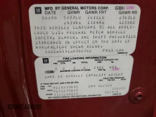 1988 Cadillac Brougham z VIN 1G6DW51Y2JR766782, wystawiony jako Copart lot #83797924 z przebiegiem 63 601 mil mil oraz Szkody całkowita. Historia ofert i sprzedaży dostępna na DreamBid. Obrazek 12.