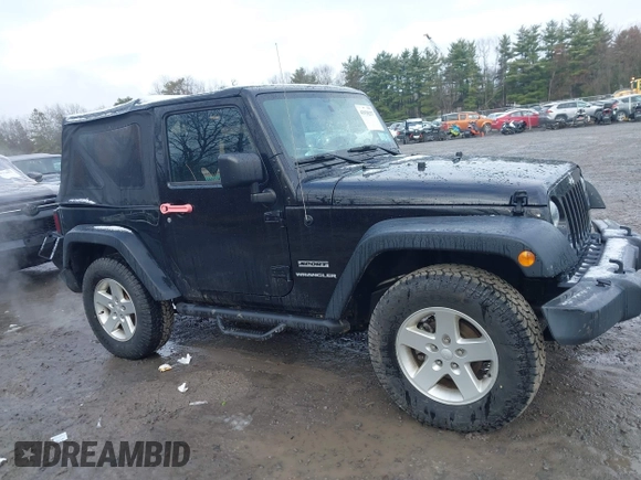 2017 Jeep Wrangler Sport z VIN 1C4GJWAG1HL502374, wystawiony jako IAAI lot #41938257 z przebiegiem 95 469 mil mil oraz . Historia ofert i sprzedaży dostępna na DreamBid. Obrazek 13.