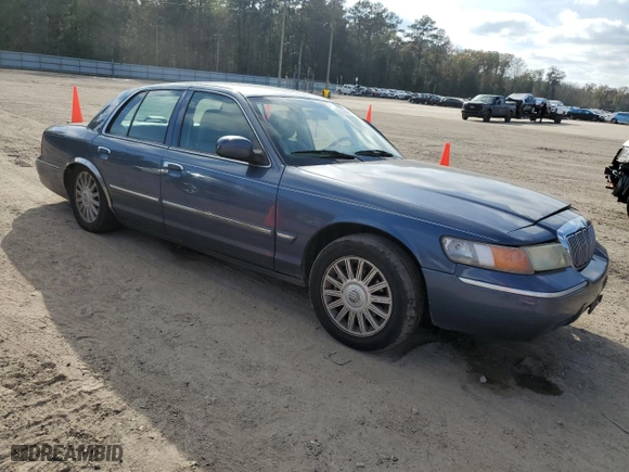 2011 Mercury Grand Marquis LS with VIN 2MEBM7FVXBX608636, listed as a Copart auction lot 82684944 with 157,843 mi miles and Salvage Title. Bid and sale history available at carsss.com. Image 4.