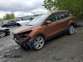 2017 Ford Escape Titanium with VIN 1FMCU9JD2HUE37456, listed as a Copart auction lot 53537315 with 60,029 mi miles and Salvage Title. Bid and sale history available at carsss.com. Image 1.