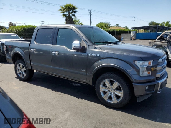 2017 Ford F-150 XL with VIN 1FTEW1EG0HFB89788, listed as a Copart auction lot 54906695 with 109,506 mi miles and Salvage Title. Bid and sale history available at carsss.com. Image 4.