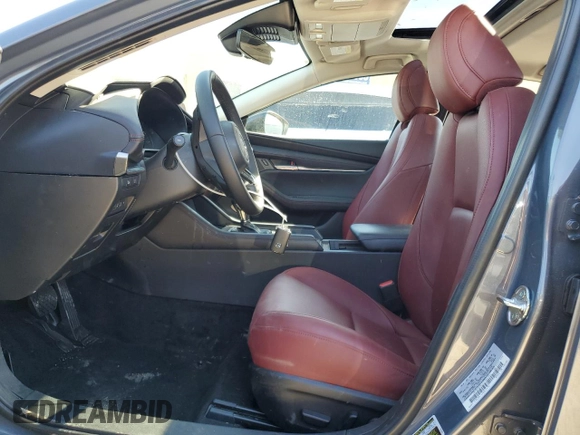 2025 Mazda 3 S Carbon Edition with VIN JM1BPBCM4S1764302, listed as a Copart auction lot 46692245 with 5,099 mi miles and Clean Title. Bid and sale history available at DreamBid. Image 7.