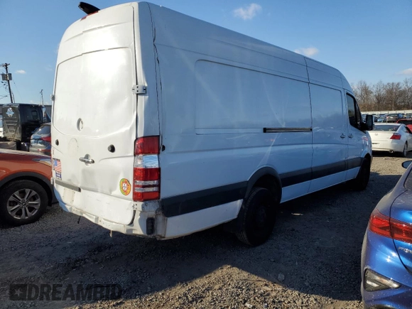 2016 Mercedes-Benz Sprinter with VIN WD3PE8DDXGP338397, listed as a Copart auction lot 87686455 with 153,434 mi miles and Salvage Title. Bid and sale history available at DreamBid. Image 3.
