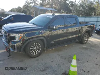 2022 GMC Sierra 1500 AT4 with VIN 3GTP9EEL8NG162790, listed as a Copart auction lot 45444265 with 72,390 mi miles and Salvage title. Bid and sale history available at DreamBid. Image 1.