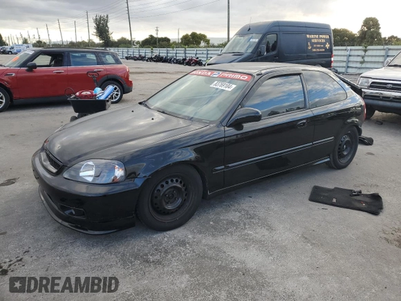 2000 Honda Civic DX z VIN 2HGEJ6445YH110148, wystawiony jako Copart lot #83769104 z przebiegiem 183 095 mil mil oraz Szkoda całkowita • Salvage title. Historia ofert i sprzedaży dostępna na DreamBid. Obrazek 1.