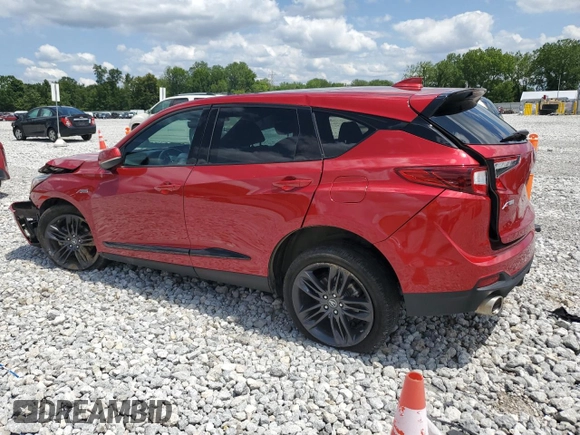 2021 Acura RDX w/A-Spec Package with VIN 5J8TC2H6XML046482, listed as a Copart auction lot 63656214 with 64,295 mi miles and Salvage Title. Bid and sale history available at carsss.com. Image 2.