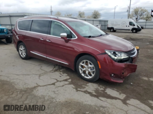 2020 Chrysler Pacifica Limited z VIN 2C4RC1GG6LR249971, wystawiony jako Copart lot #53976155 z przebiegiem 47 304 mil mil oraz Szkoda całkowita • Salvage title. Historia ofert i sprzedaży dostępna na DreamBid. Obrazek 4.
