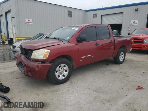 2007 Nissan Titan XE with VIN 1N6AA07AX7N229425, listed as a Copart auction lot 45583465 with 257,361 mi miles and Salvage Title. Bid and sale history available at DreamBid. Image 1.