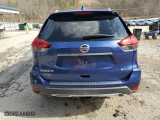 2018 Nissan Rogue SV with VIN KNMAT2MV7JP603159, listed as a Copart auction lot 44502305 with 104,571 mi miles and Salvage Title. Bid and sale history available at carsss.com. Image 6.