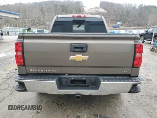 2015 Chevrolet Silverado 1500 LT with VIN 3GCUKREC3FG185054, listed as a Copart auction lot 45093615 with 87,907 mi miles and Salvage Title. Bid and sale history available at DreamBid. Image 6.