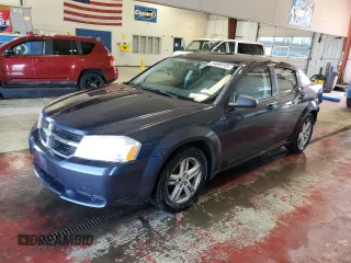 2008 Dodge Avenger SXT with VIN 1B3LC56K18N140116, listed as a Copart auction lot 54660165 with 121,596 mi miles and Salvage Title. Bid and sale history available at carsss.com. Image 1.