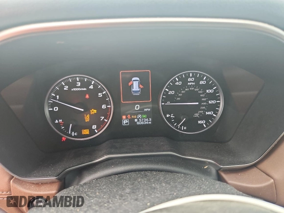 2021 Subaru Outback Touring XT with VIN 4S4BTGPD5M3101827, listed as a Copart auction lot 63347585 with 60,834 mi miles and Salvage title. Bid and sale history available at DreamBid. Image 9.