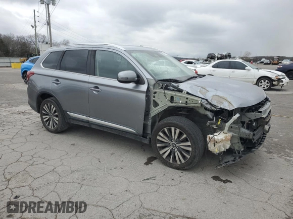 2020 Mitsubishi Outlander ES with VIN JA4AZ3A36LZ021000, listed as a Copart auction lot 49461295 with 77,570 mi miles and Salvage title. Bid and sale history available at DreamBid. Image 4.