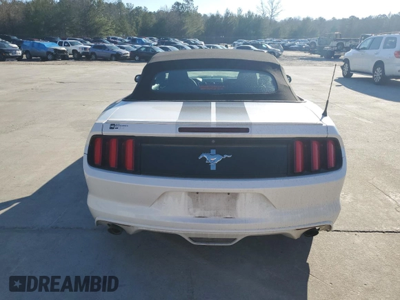 2017 Ford Mustang V6 with VIN 1FATP8EM2H5226404, listed as a Copart auction lot 43630565 with 155,477 mi miles and Salvage Title. Bid and sale history available at carsss.com. Image 6.