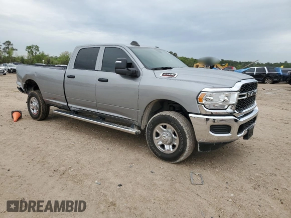 2024 Ram 2500 Tradesman with VIN 3C6UR5HJ5RG169223, listed as a Copart auction lot 50256095 with 7,506 mi miles and Salvage title. Bid and sale history available at DreamBid. Image 4.