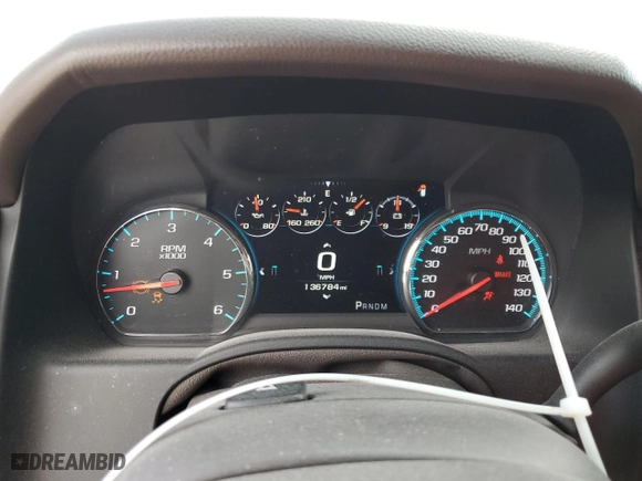 2016 Chevrolet Tahoe LTZ with VIN 1GNSKCKC4GR190538, listed as a Copart auction lot 47345745 with 136,784 mi miles and Salvage Title. Bid and sale history available at carsss.com. Image 9.