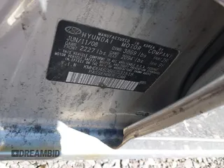 2008 Hyundai Elantra GLS z VIN KMHDU46D88U531518, wystawiony jako IAAI lot #42217981 z przebiegiem Nie podano mil oraz . Historia ofert i sprzedaży dostępna na DreamBid. Obrazek 9.