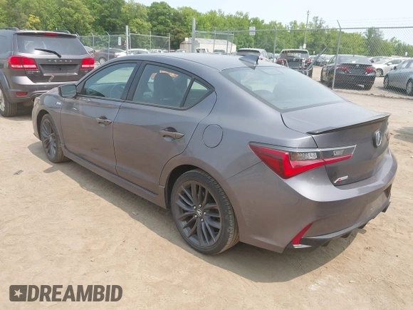 2020 Acura ILX Premium with VIN 19UDE2F81LA006207, listed as a IAAI auction lot 42420093 with 61,127 mi miles and . Bid and sale history available at DreamBid. Image 3.