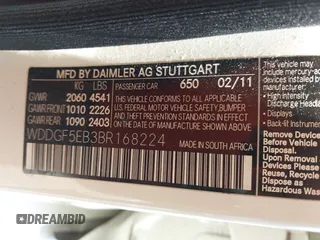 2011 Mercedes-Benz C 300 Sport z VIN WDDGF5EB3BR168224, wystawiony jako IAAI lot #42629358 z przebiegiem 134 692 mil mil oraz . Historia ofert i sprzedaży dostępna na DreamBid. Obrazek 9.