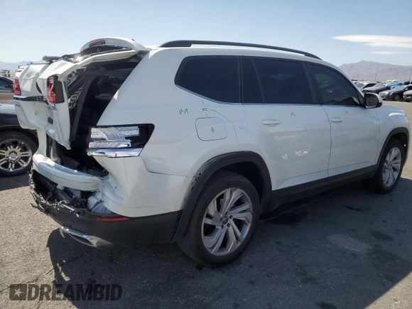 2022 Volkswagen Atlas SE z VIN 1V2WR2CAXNC541044, wystawiony jako Copart lot #54201345 z przebiegiem 65 386 mil mil oraz Szkoda całkowita • Salvage title. Historia ofert i sprzedaży dostępna na DreamBid. Obrazek 3.
