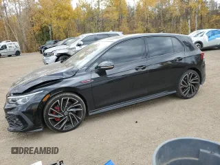 2022 Volkswagen Golf GTI Autobahn with VIN WVW687CDXNW170929, listed as a Copart auction lot 77160634 with 35,235 mi miles and Salvage Title. Bid and sale history available at carsss.com. Image 1.