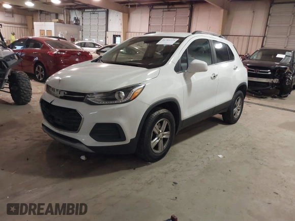 2017 Chevrolet Trax LT with VIN KL7CJPSB7HB243335, listed as a IAAI auction lot 41705724 with 85,309 mi miles. Bid and sale history available at carsss.com. Image 2.