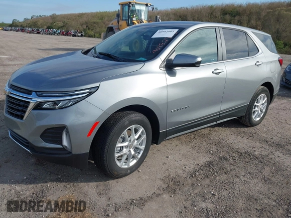 2024 Chevrolet Equinox LT with VIN 3GNAXTEG5RL248775, listed as a IAAI auction lot 40982905 with 97 mi miles and . Bid and sale history available at DreamBid. Image 2.