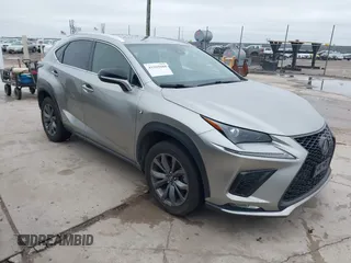2020 Lexus NX 300 F Sport z VIN JTJSARBZ7L5001639, wystawiony jako IAAI lot #41565608 z przebiegiem 102 914 mil mil oraz . Historia ofert i sprzedaży dostępna na DreamBid. Obrazek 1.