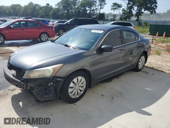2011 Honda Accord LX with VIN 1HGCP2F39BA023894, listed as a Copart auction lot 57228445 with 262,454 mi miles and Salvage title. Bid and sale history available at DreamBid. Image 1.