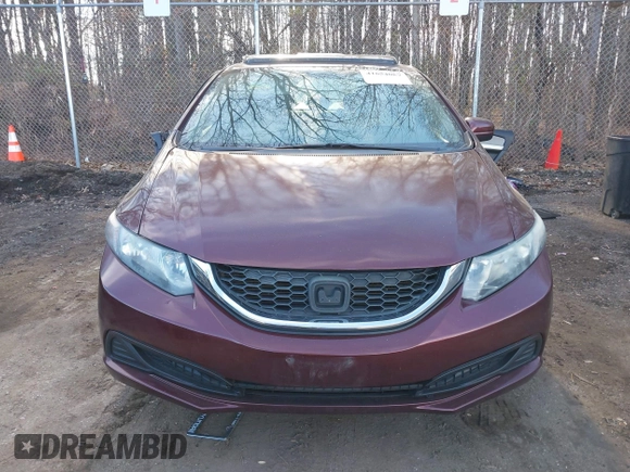 2014 Honda Civic Sedan EX with VIN 19XFB2F80EE249233, listed as a IAAI auction lot 41654087 with 119,126 mi miles. Bid and sale history available at carsss.com. Image 12.