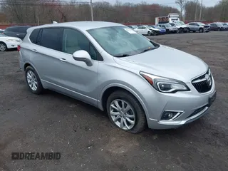 2019 Buick Envision Essence with VIN LRBFX1SA4KD002748, listed as a IAAI auction lot 42027472 with 66,652 mi miles and . Bid and sale history available at DreamBid. Image 1.