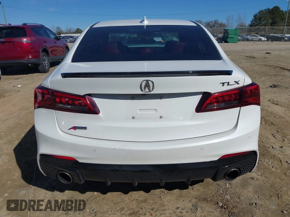 2018 Acura TLX w/A-SPEC Pkg with VIN 19UUB2F63JA007945, listed as a IAAI auction lot 41320172 with 160,616 mi miles. Bid and sale history available at carsss.com. Image 17.