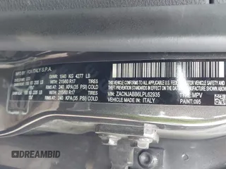 2020 Jeep Renegade Latitude with VIN ZACNJABB6LPL62935, listed as a IAAI auction lot 41487763 with 140,078 mi miles. Bid and sale history available at carsss.com. Image 9.
