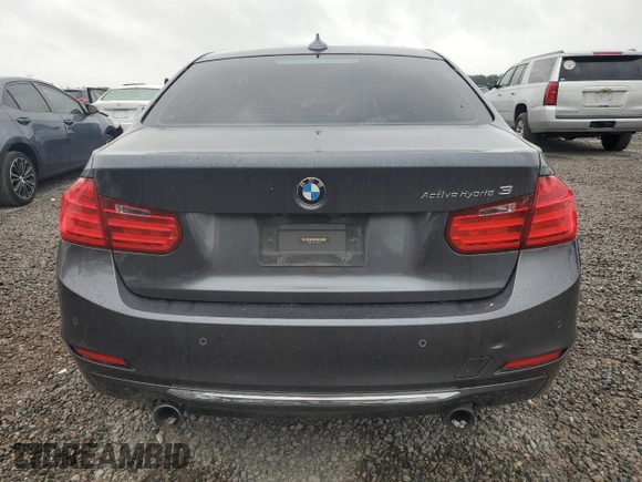 2013 BMW 3 Series ActiveHybrid 3 with VIN WBA3F9C56DF145213, listed as a Copart auction lot 79361574 with 0 mi miles and Salvage Title. Bid and sale history available at carsss.com. Image 6.