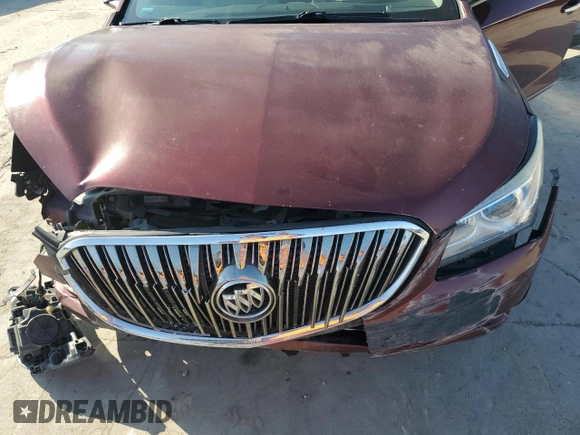 2016 Buick LaCrosse Leather with VIN 1G4GB5G38GF177016, listed as a Copart auction lot 54244435 with Not Provided miles and Salvage Title. Bid and sale history available at DreamBid. Image 11.