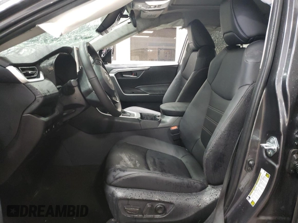 2025 Toyota RAV4 XLE Premium with VIN 2T3A1RFV6SC507039, listed as a Copart auction lot 54594125 with 7,962 mi miles and Salvage title. Bid and sale history available at DreamBid. Image 7.