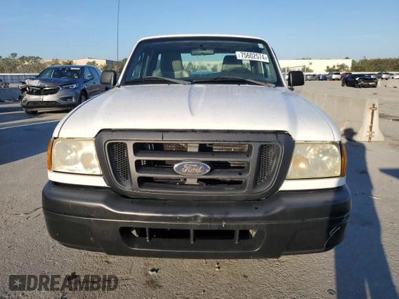 2005 Ford Ranger XL Fleet with VIN 1FTYR10E55PA61711, listed as a Copart auction lot 75602574 with 250,354 mi miles and Salvage Title. Bid and sale history available at carsss.com. Image 5.