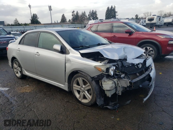 2009 Toyota Corolla XRS with VIN 1NXBE40E39Z004638, listed as a Copart auction lot 85931084 with 205,424 mi miles and Salvage Title. Bid and sale history available at carsss.com. Image 4.