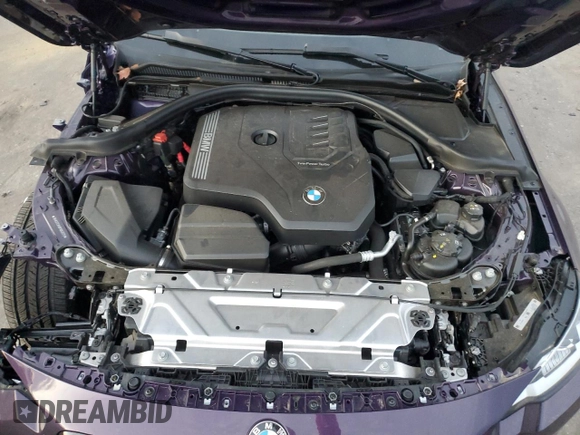 2023 BMW 2 Series 230i with VIN 3MW23CM08P8D62070, listed as a Copart auction lot 79294034 with 9,613 mi miles and Salvage Title. Bid and sale history available at carsss.com. Image 11.
